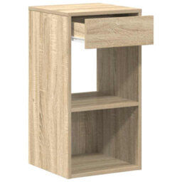 Berkfield Bedside Cabinets With Drawer 2 Pcs Sonoma Oak 35X34X66.5 Cm - thumbnail 6