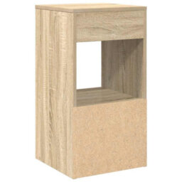 Berkfield Bedside Cabinets With Drawer 2 Pcs Sonoma Oak 35X34X66.5 Cm - thumbnail 8