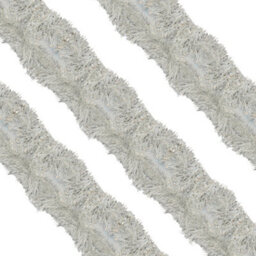 Neel Blue Silver & White Metallic Shiny Christmas Tinsel Garland For Xmas Tree & Home Decorations, 2M X 9Cm