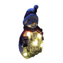 SecureFix Direct Light Up Snowman Christmas Figurine (Xmas Led Festive Decoration Ornament) - thumbnail 3