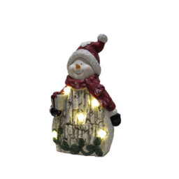 SecureFix Direct Light Up Snowman Christmas Figurine (Xmas Led Festive Decoration Ornament) - thumbnail 2