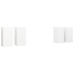 Berkfield Tv Cabinets 4 Pcs White 30.5X30X60 Cm Engineered Wood - thumbnail 2
