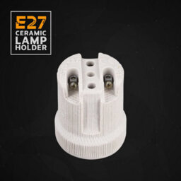 3Pcs E27 Ceramic Lamp Holder Kit Heat-Resistant Edison Screw Socket Converter For Pendant,wall Lights Ideal For Diy Home Lighting - thumbnail 3