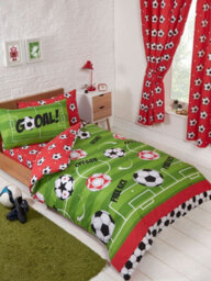 Football Red Single Duvet Cover And Pillowcase Set - thumbnail 3