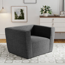 Gainoom Inflatable Grey Sofa Portable Blow Up Couch Single Lounger Air Sofa Chair With Detachable Cover - thumbnail 8