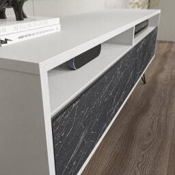 Decorotika Flay Modern Tv Stand Tv Unit For Tvs Up To 65 Inch White&bendire - thumbnail 5