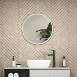 Royal Bathrooms Enso 600 X 600mm Round Led Illuminated Anti-Fog Mirror With Touch Sensor - thumbnail 5