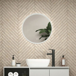 Royal Bathrooms Enso 600 X 600mm Round Led Illuminated Anti-Fog Mirror With Touch Sensor - thumbnail 4