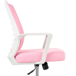 Beliani Scandinavian Office Chair Radiant Pink - thumbnail 7