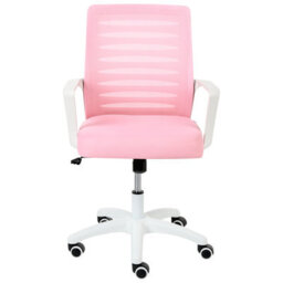 Beliani Scandinavian Office Chair Radiant Pink - thumbnail 4