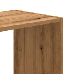 Berkfield Bookcase Artisian Oak 102X32X102 Cm Engineered Wood - thumbnail 7
