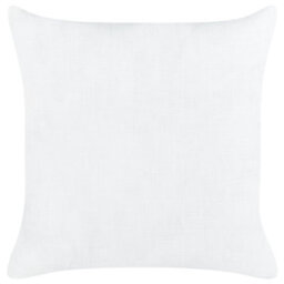 Beliani Set Of 2 Decorative Cushions Mindala Linen 50 X 50 Cm Off-White Text - thumbnail 4