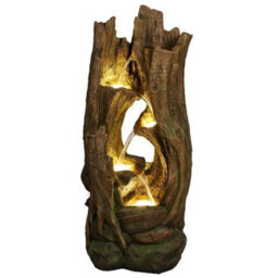 Outdoor Living UK Aqua Creations Cannock Tree Trunk Solar Water Feature - thumbnail 3
