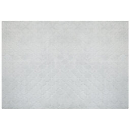 Beliani Faux Fur Rug Gharo Light Grey 160 X 230 Cm - thumbnail 4