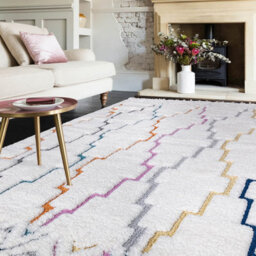 Multi Abstract Kilim Modern Moroccan Easy To Clean Rug For Dining Room-160Cm X 230Cm - thumbnail 1