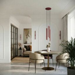 Sollux Lighting Pastelo Steel Burgundy 2 Lights Modern Wall Lamps - thumbnail 7