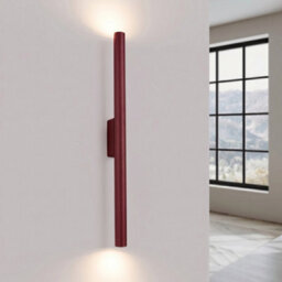 Sollux Lighting Pastelo Steel Burgundy 2 Lights Modern Wall Lamps - thumbnail 3