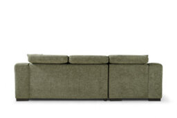 Green Corner Sofa Bed With Storage In Chenille Fabric 1C2 Sofabed - thumbnail 7