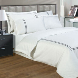Sweet Dreams Luxurious Egyptian Cotton Duvet Cover Set With Pillowcases Blue