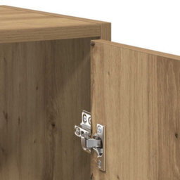 Berkfield Durable Bathroom Sink Cabinet Artisan Oak 60X33X60 Cm Engineered Wood - thumbnail 9