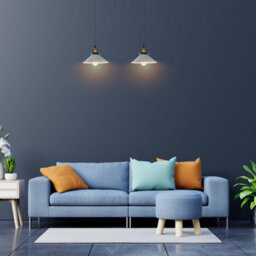 Industrial 2 Heads Spider Pendant Fitting 22Cm White Light Shade Vintage  Flush Mount Adjustable Ceiling Lamp - thumbnail 5