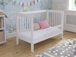 Love For Sleep Luca Cot Bed 120X60Cm With Barrier - thumbnail 5