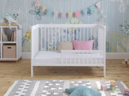 Love For Sleep Luca Cot Bed 120X60Cm With Barrier - thumbnail 4