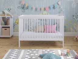 Love For Sleep Luca Cot Bed 120X60Cm With Barrier - thumbnail 3