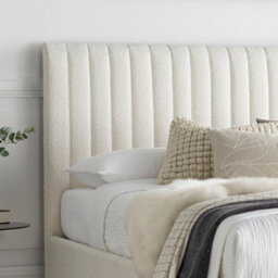 Anna Ottoman Cream Boucle - Double Bed Frame Only - thumbnail 3