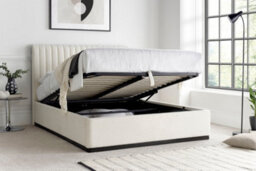 Anna Ottoman Cream Boucle - Double Bed Frame Only - thumbnail 5