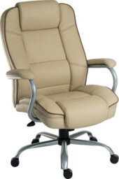 Teknik Goliath Duo Heavy Duty Executive Chair Cream, Suitable For 27 Stone User Weight And 24 Hour Use