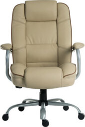 Teknik Goliath Duo Heavy Duty Executive Chair Cream, Suitable For 27 Stone User Weight And 24 Hour Use - thumbnail 2