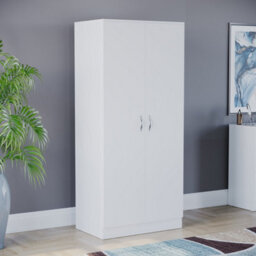Lassic Vida Designs Riano White 2 Door Wardrobe (H)1700mm (W)760mm (D)470mm
