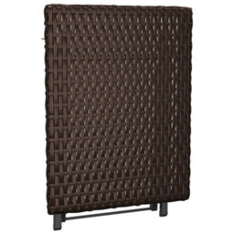 Vidaxl Folding Table Brown 45X35X32 Cm Poly Rattan - thumbnail 5