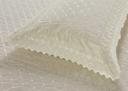 Rapport Home Richmond Ivory Boudoir Cushion Luxury Embroidered - thumbnail 4