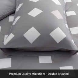 Lazzaro Polka Dots Luxury Microfiber Double Duvet Cover Set Ultrasoft Breathable Bedding Sets With Zipper Closure - thumbnail 6