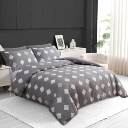 Lazzaro Polka Dots Luxury Microfiber Double Duvet Cover Set Ultrasoft Breathable Bedding Sets With Zipper Closure - thumbnail 1