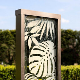 Primrose Lamego Bamboo Mirror Water Feature With Lights 180Cm - thumbnail 3