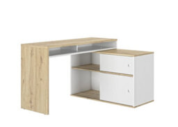 Diagone Oak & White Modular Desk - thumbnail 5