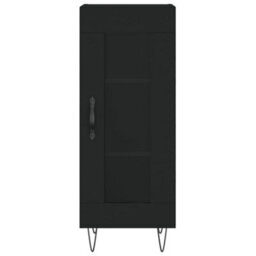 Berkfield Classic Sideboard Black 34.5X34X90 Cm Engineered Wood - thumbnail 5