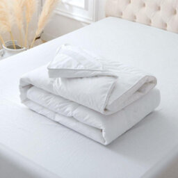 Homespace Direct Ltd Kampala Hill Mattress Topper Goose Feather And Down Hotel Quality Thick Luxury Deep Fill (5Cm) (Super King) - thumbnail 2