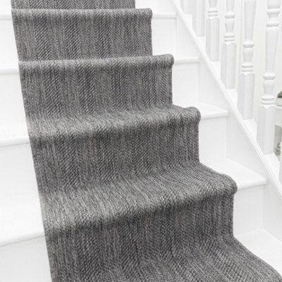 Stripes Stair Runner - Reversible, Durable & Hardwearing Carpet For Stairs & Staircases, Multiple Lengths - image 1
