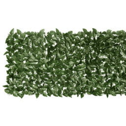 Berkfield Balcony Screen With Dark Green Leaves 200X75 Cm - thumbnail 3