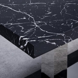 Furniture in Fashion Candice High Gloss Dining Table In Milano Marble Effect - thumbnail 3