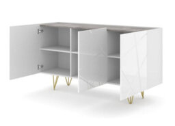 Arte Space Sideboard Cabinet In White W1600mm X H850mm X D420mm - thumbnail 2