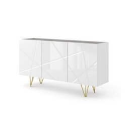 Arte Space Sideboard Cabinet In White W1600mm X H850mm X D420mm - thumbnail 1