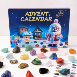 Amorly Advent Calendar For Kids, 24 Day Christmas Countdown Box Set With Exquisite Original & Rolling Crystal Stones, Christmas Decor - thumbnail 4