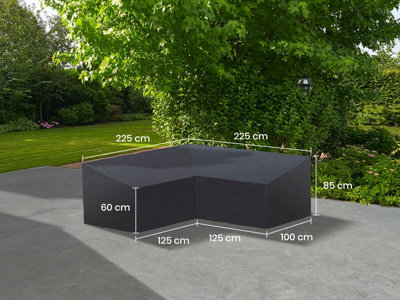 Norfolk Leisure Life Cover 01 - Lounge L-Shape L225Cm X W225Cm X H85/60Cm