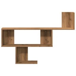 Berkfield Wall Shelf Artisian Oak 100X15X70 Cm Engineered Wood - thumbnail 4