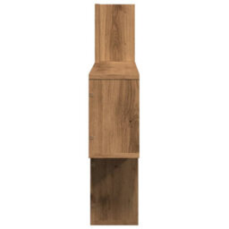 Berkfield Wall Shelf Artisian Oak 100X15X70 Cm Engineered Wood - thumbnail 5
